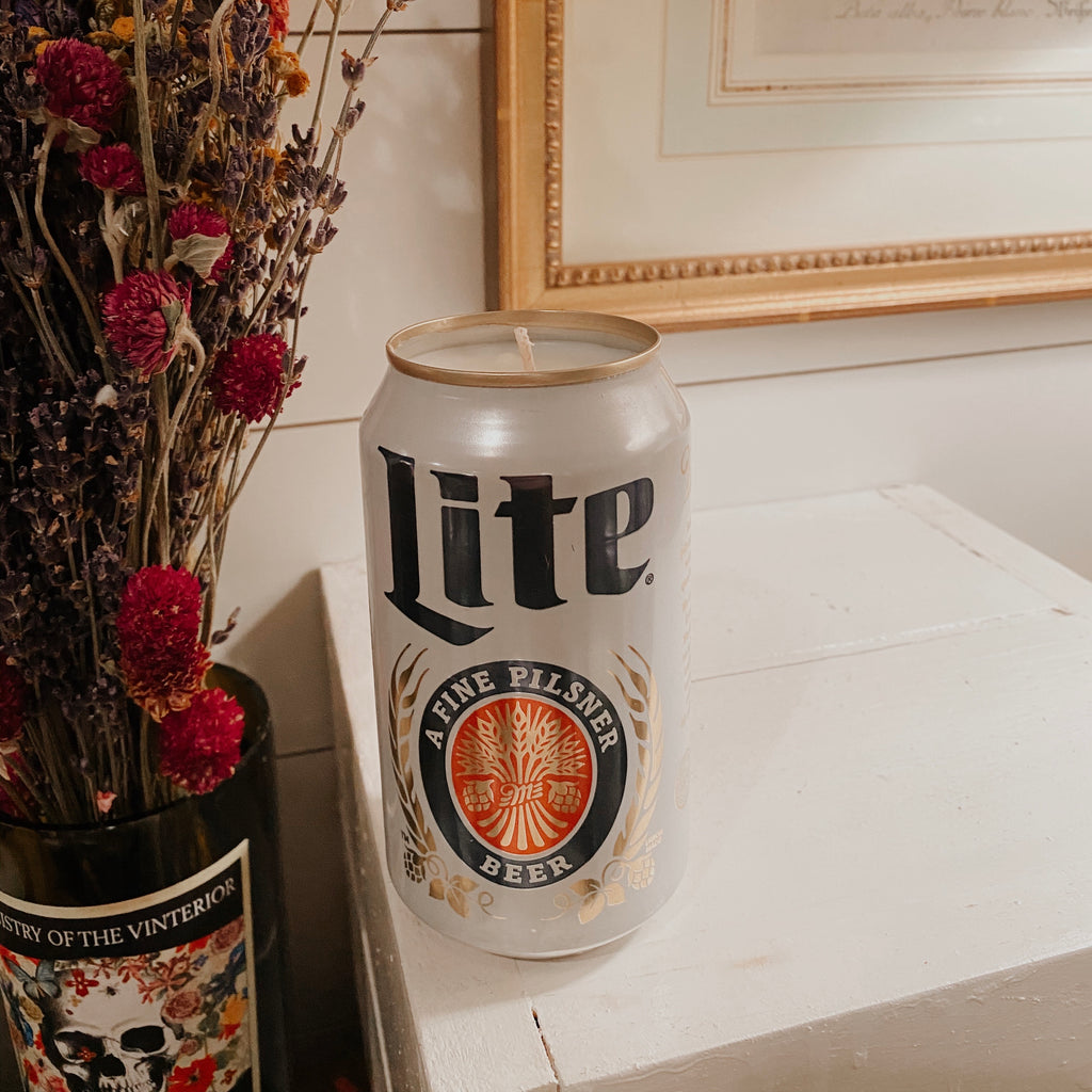 Miller Lite Candle