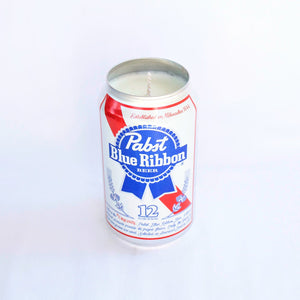 Pabst Blue Ribbon Candle